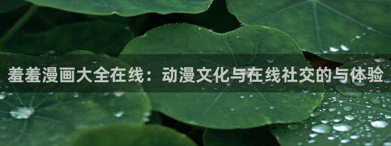 age动漫omofun：羞羞漫画大全在线：动漫文化与在线社交的与体验